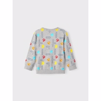 NAME IT Pacman Sweatshirt Jovi Grey